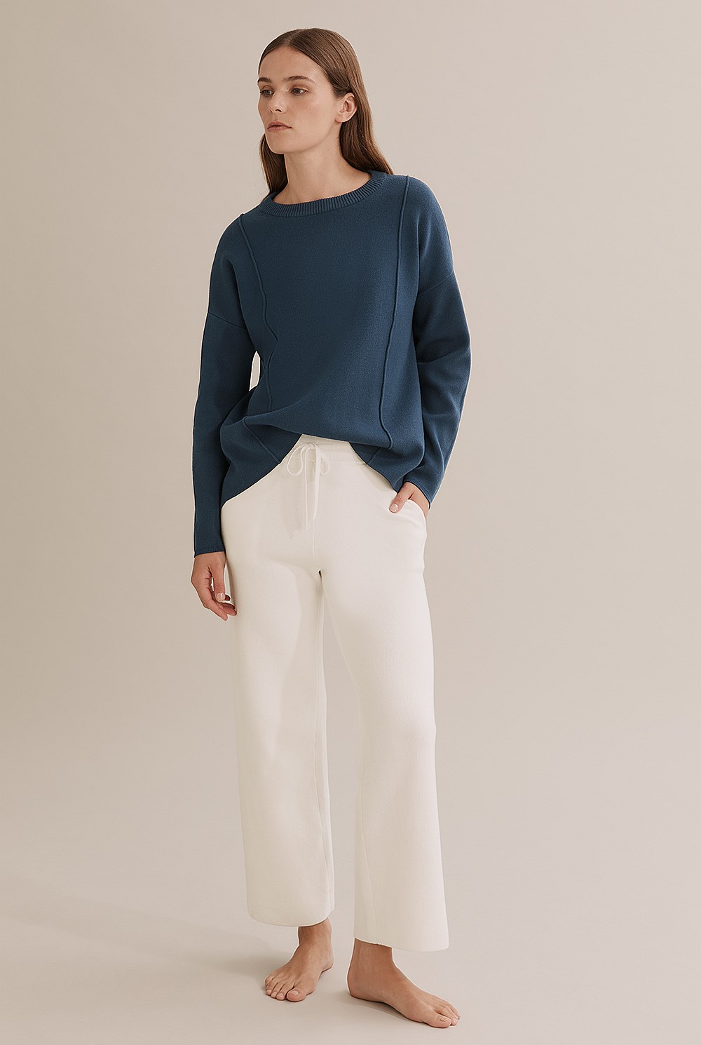 Panelled Detail Knit