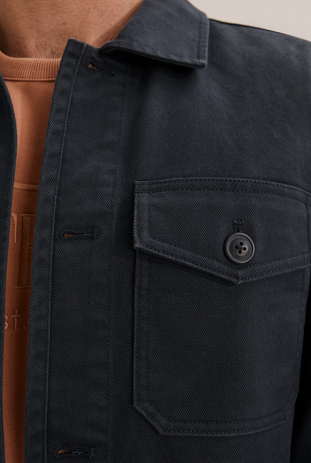 Twill Shirt Jacket