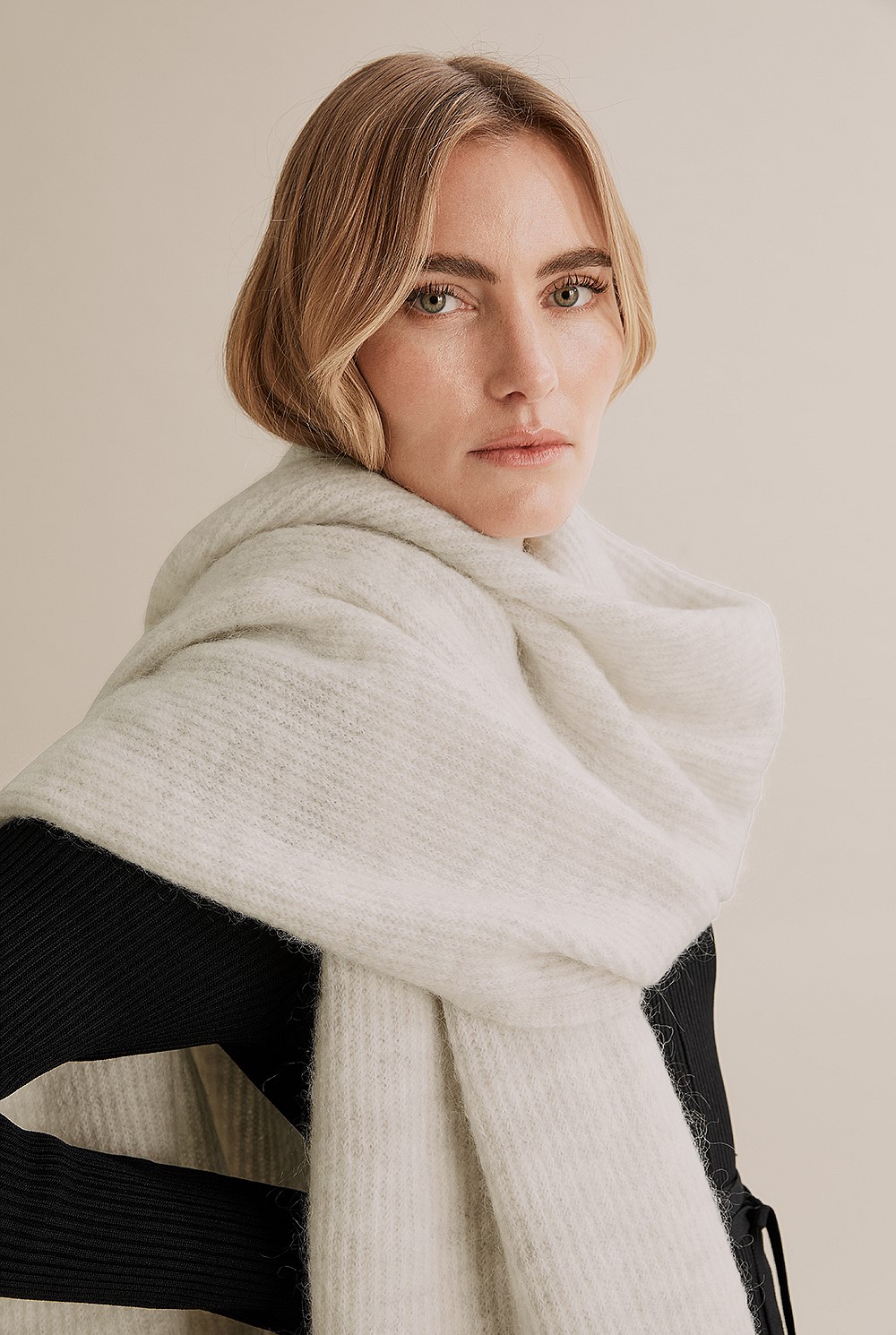 Brushed Rib Scarf
