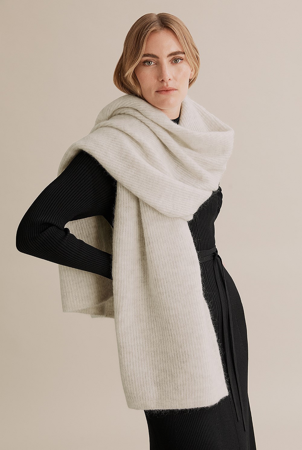 Brushed Rib Scarf