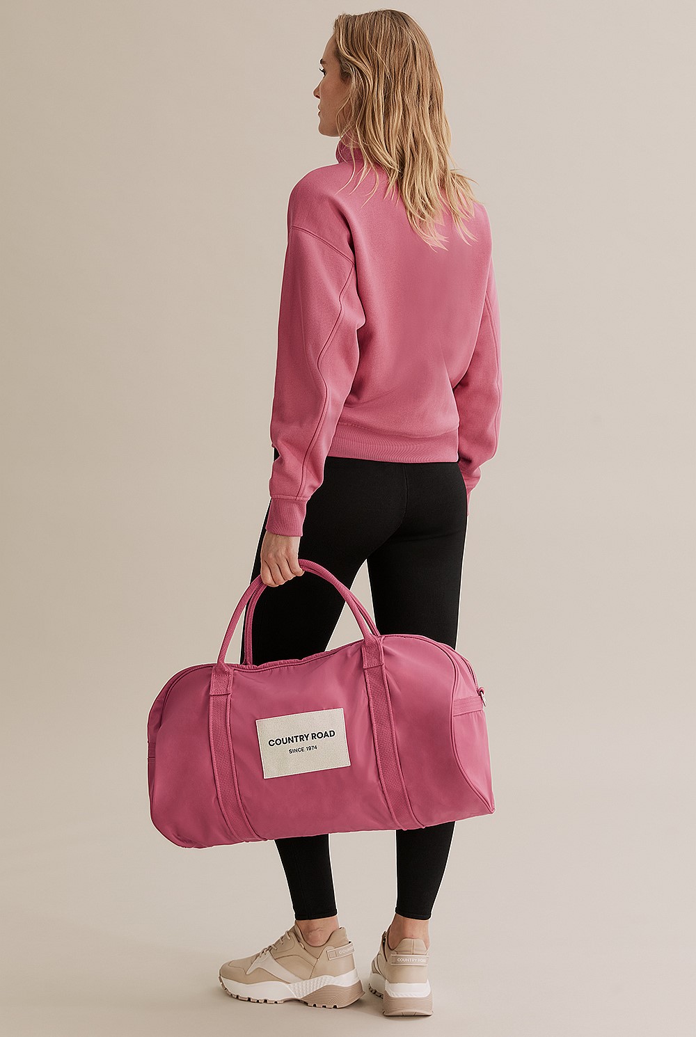 Recycled Polyester Puff Patch Tote Bag