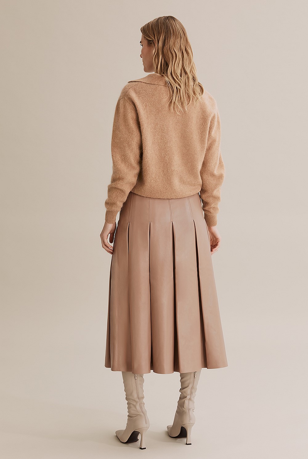 Brushed Cashmere Polo