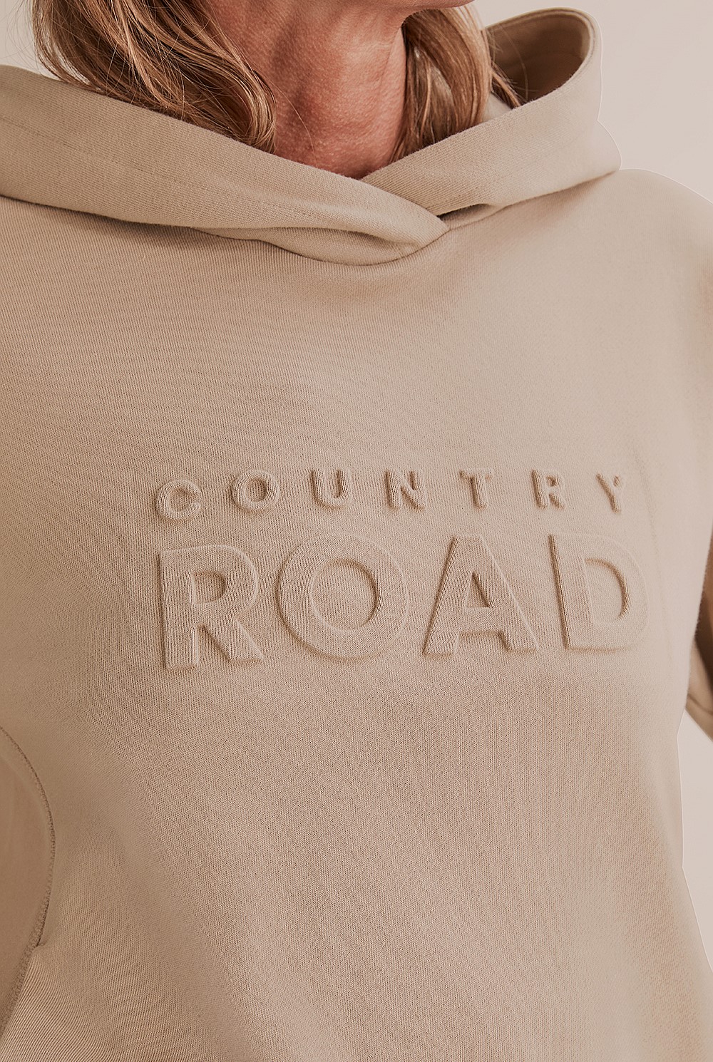 Australian Cotton Modern Logo Hooded Sweat
