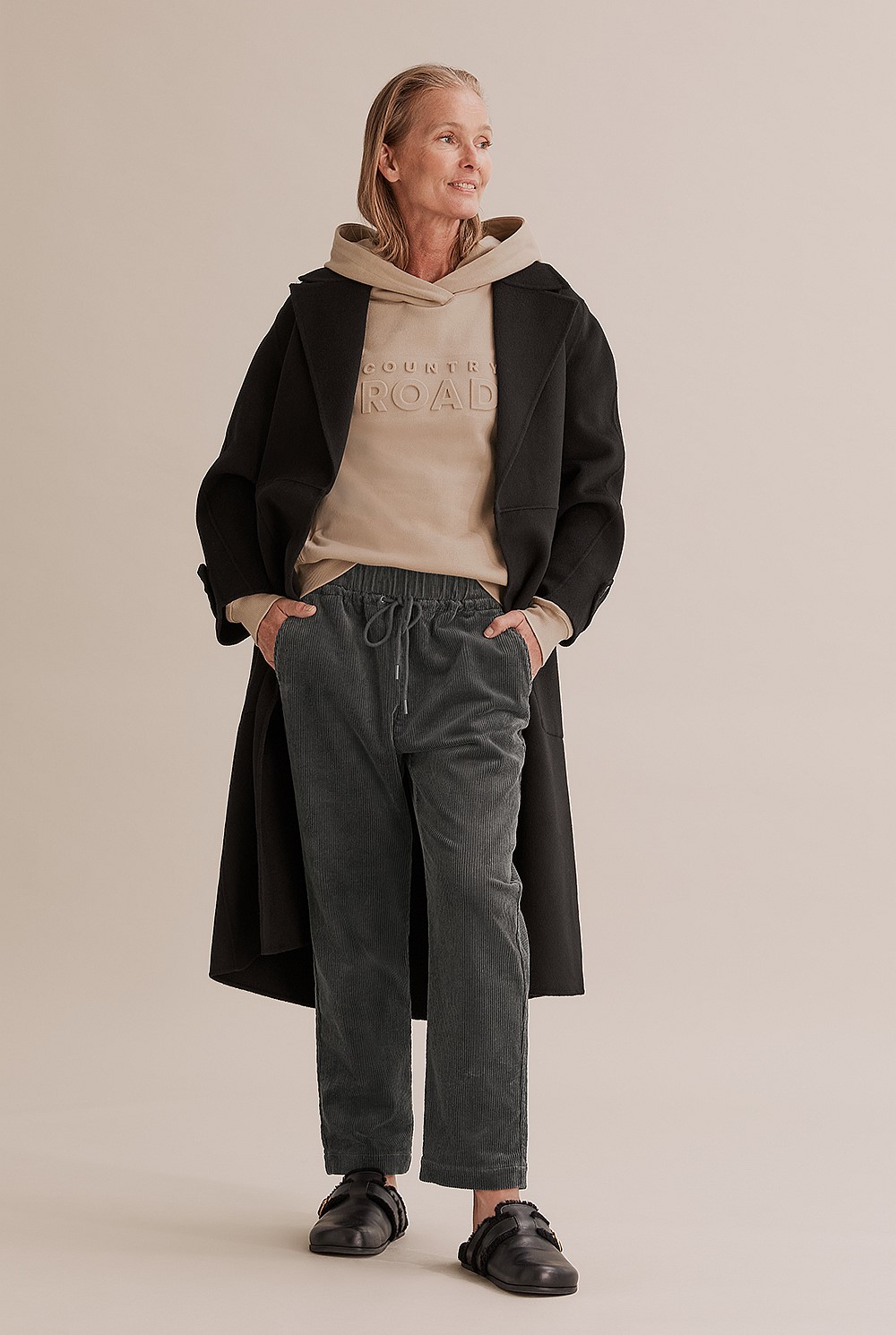 Australian Cotton Modern Logo Hooded Sweat