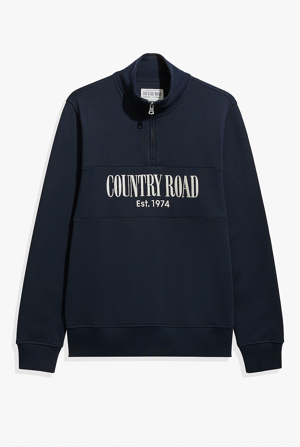 Verified Australian Cotton Half Zip Heritage Sweat