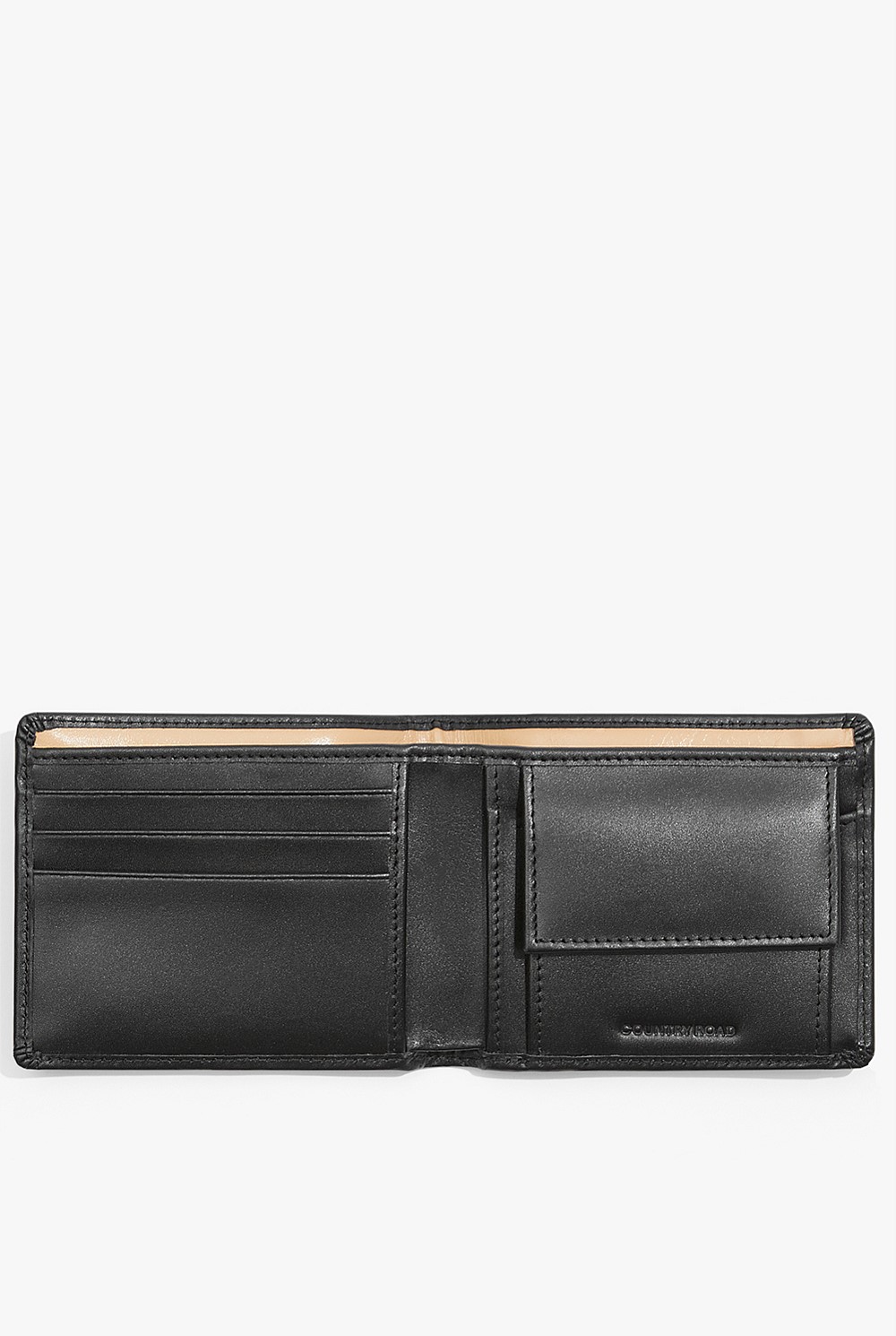 Leather Billfold Coin Wallet