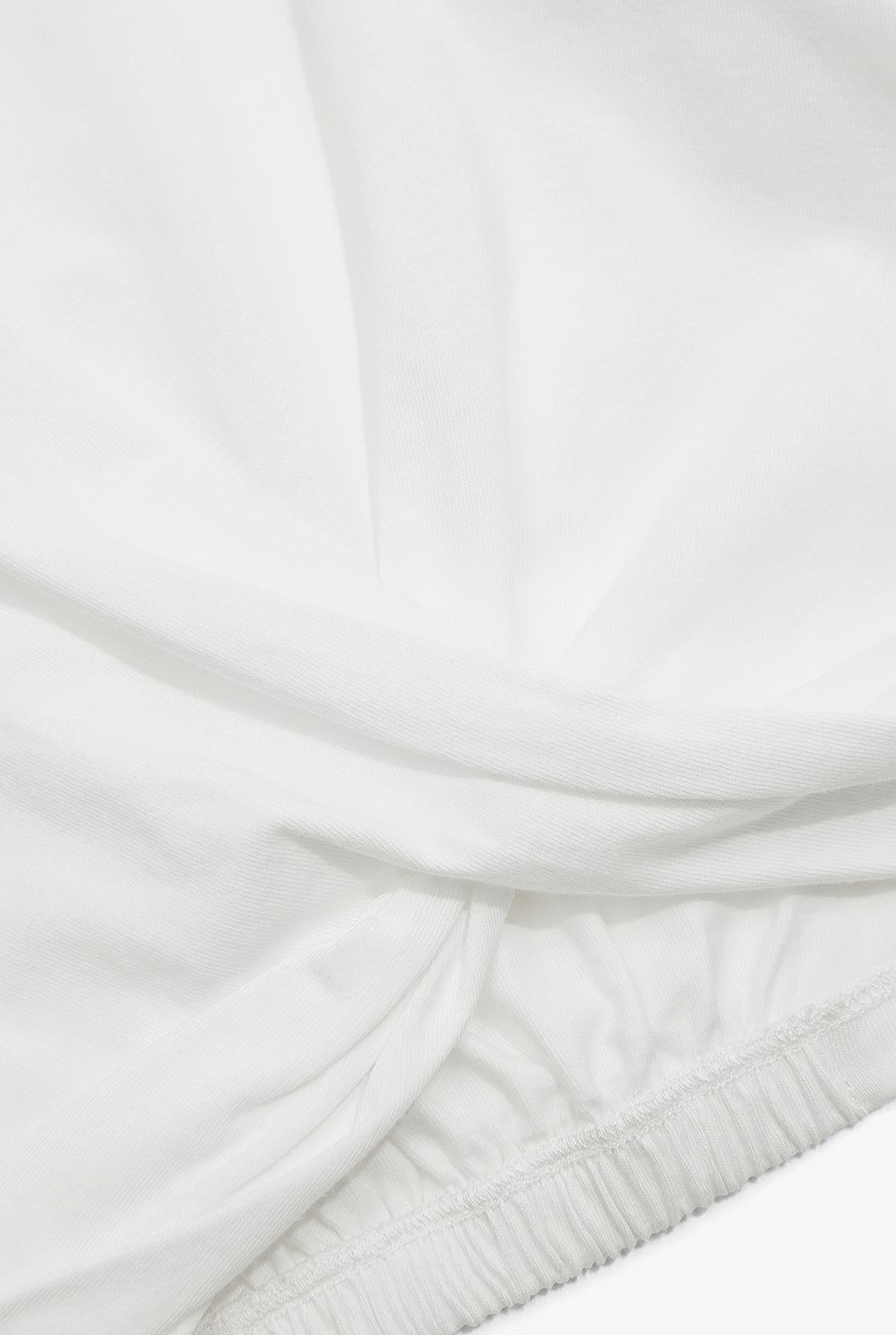 Cotton Frill Wrap T-Shirt