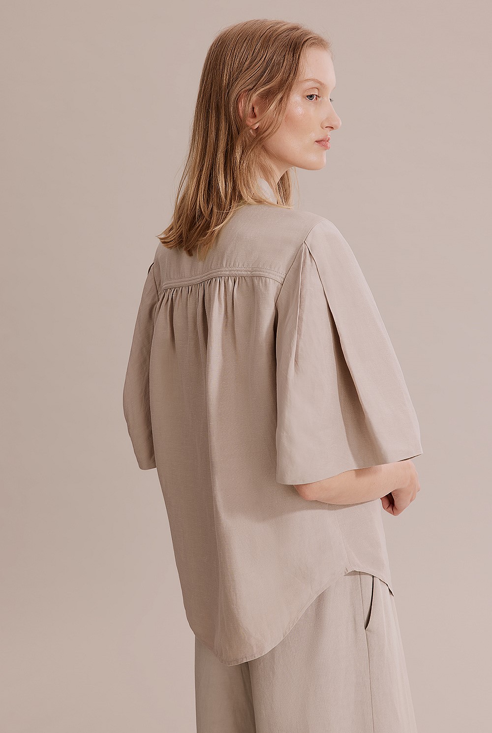 Pleat Detail Blouse