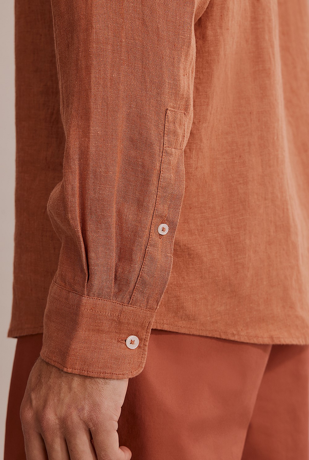 Regular Fit Linen Shirt
