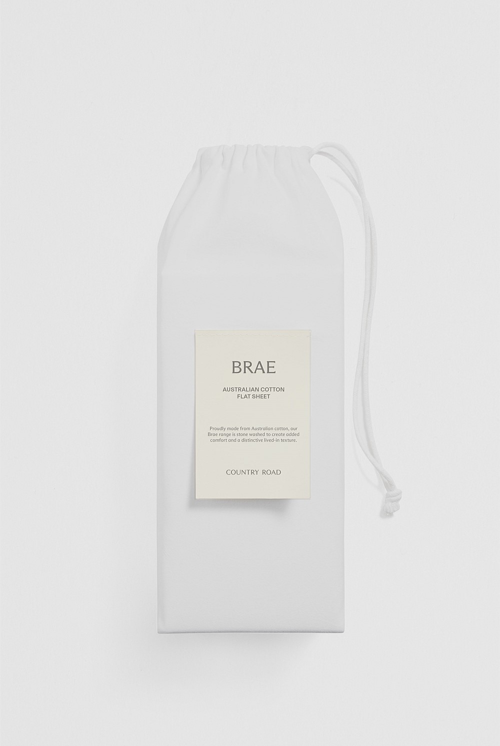 Brae Australian Cotton Double Flat Sheet