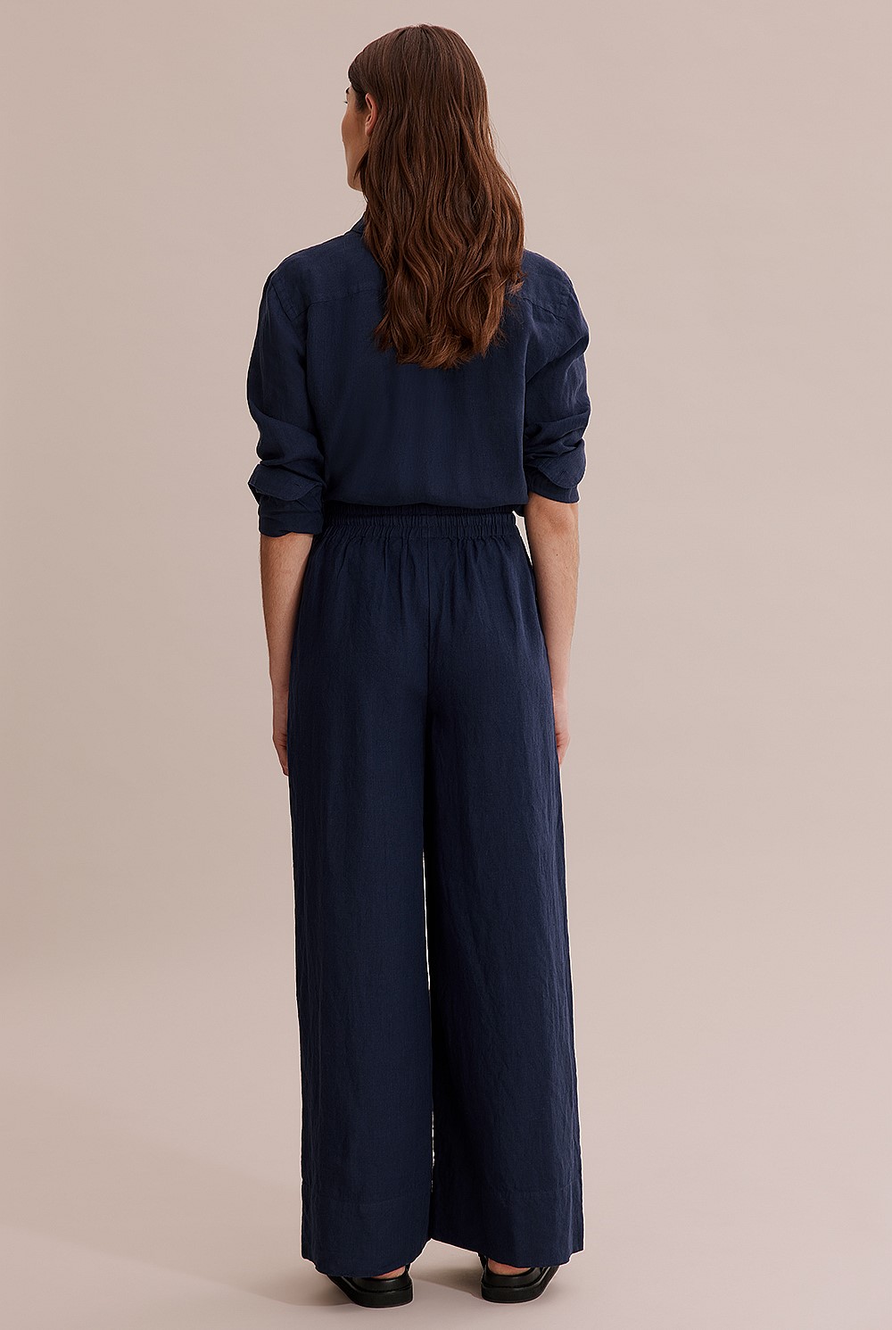 Organically Grown Linen Palazzo Pant