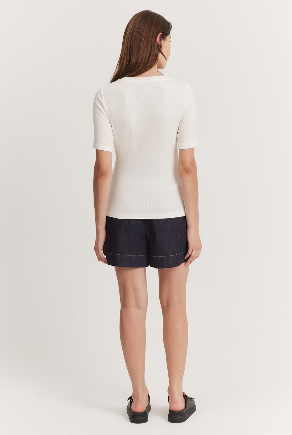 Fitted Rib T-Shirt