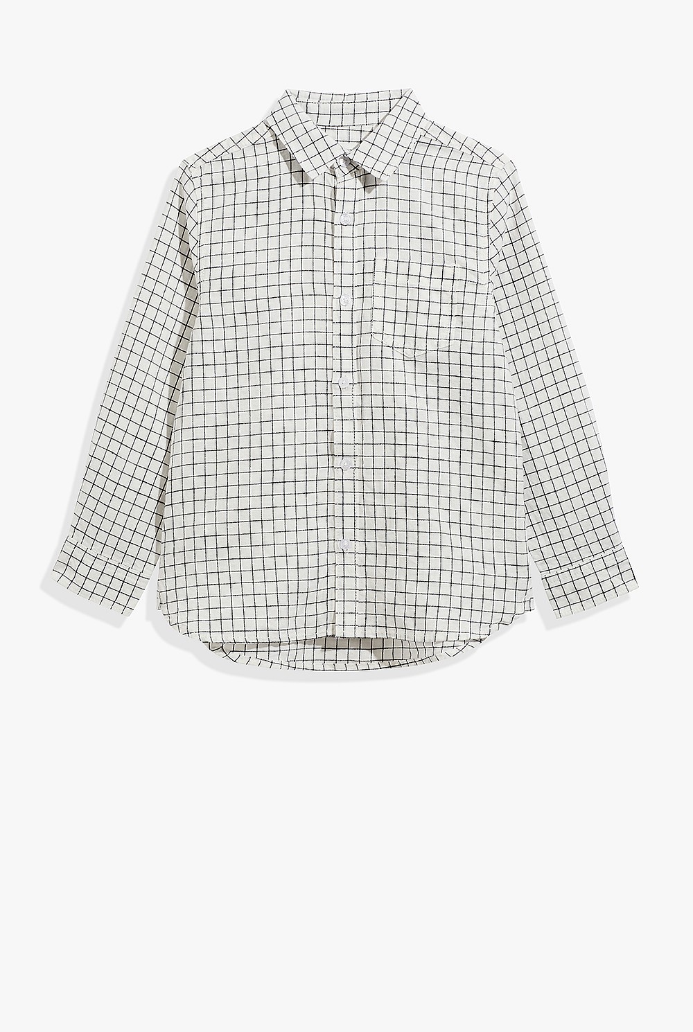 Long Sleeve Windowpane Shirt