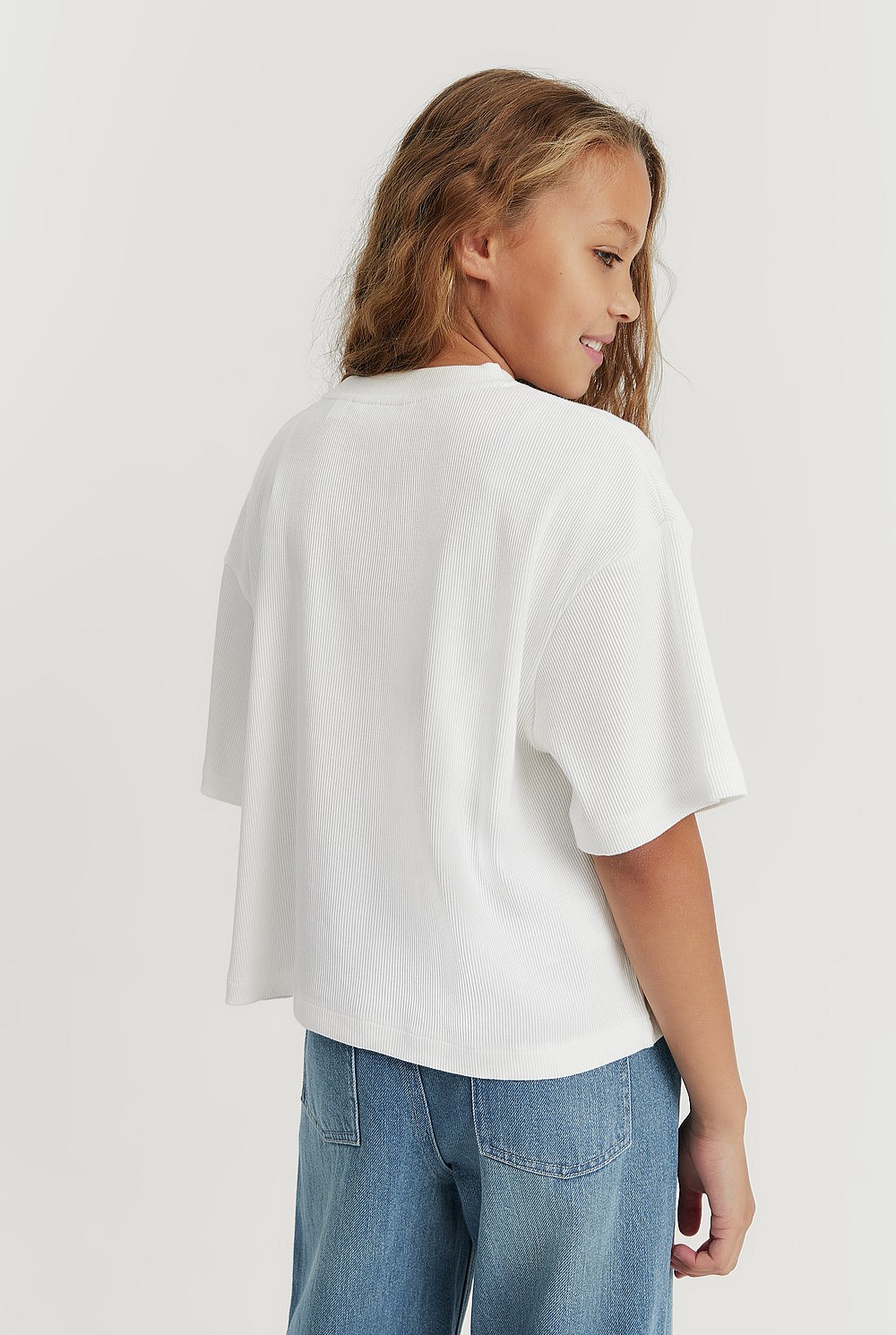 Teen Cotton Blend Boxy T-Shirt