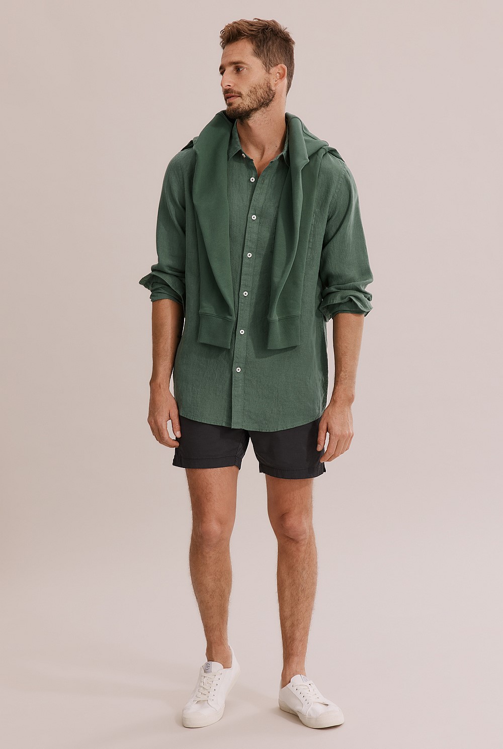 Regular Fit Organically Grown Linen Shirt