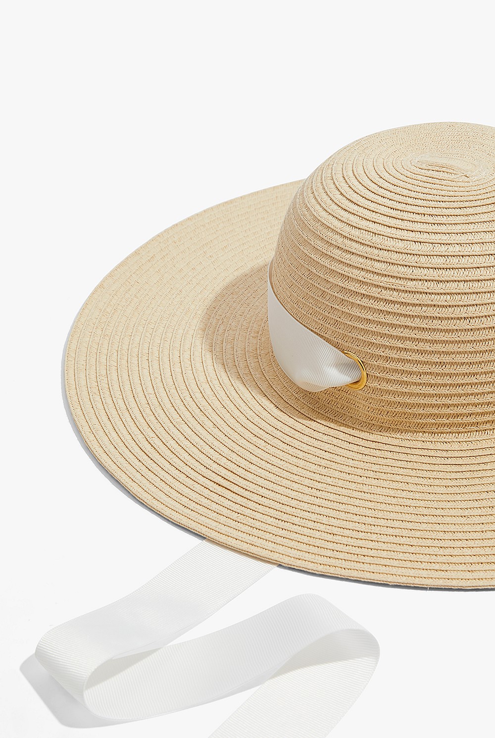 Tie-Up Straw Hat