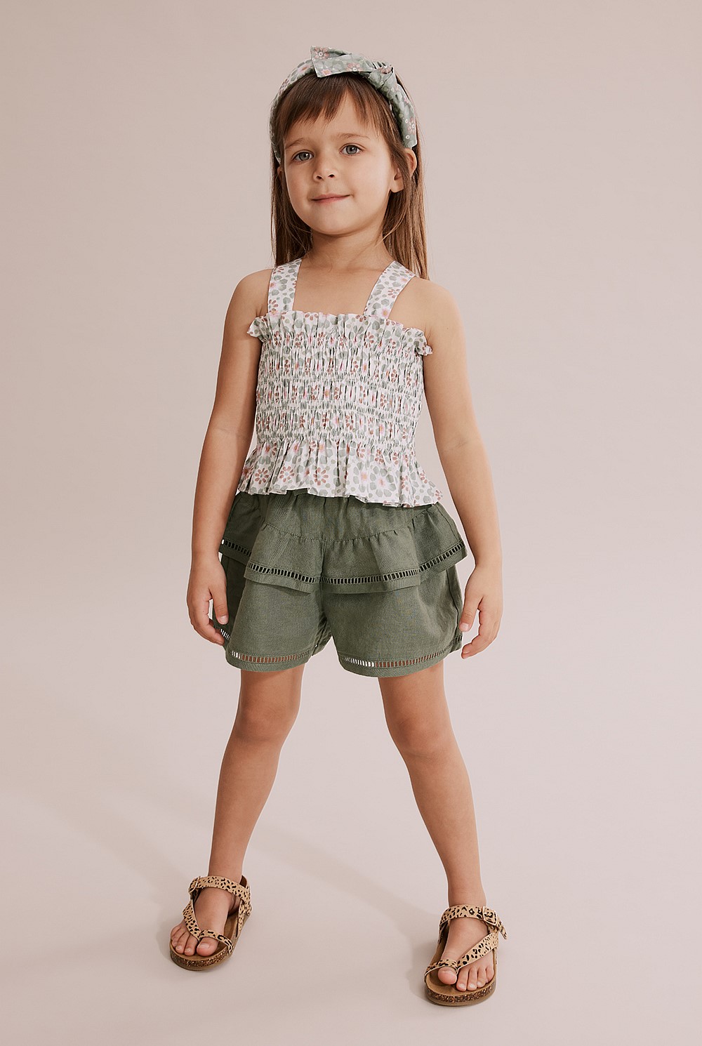 Linen Skort