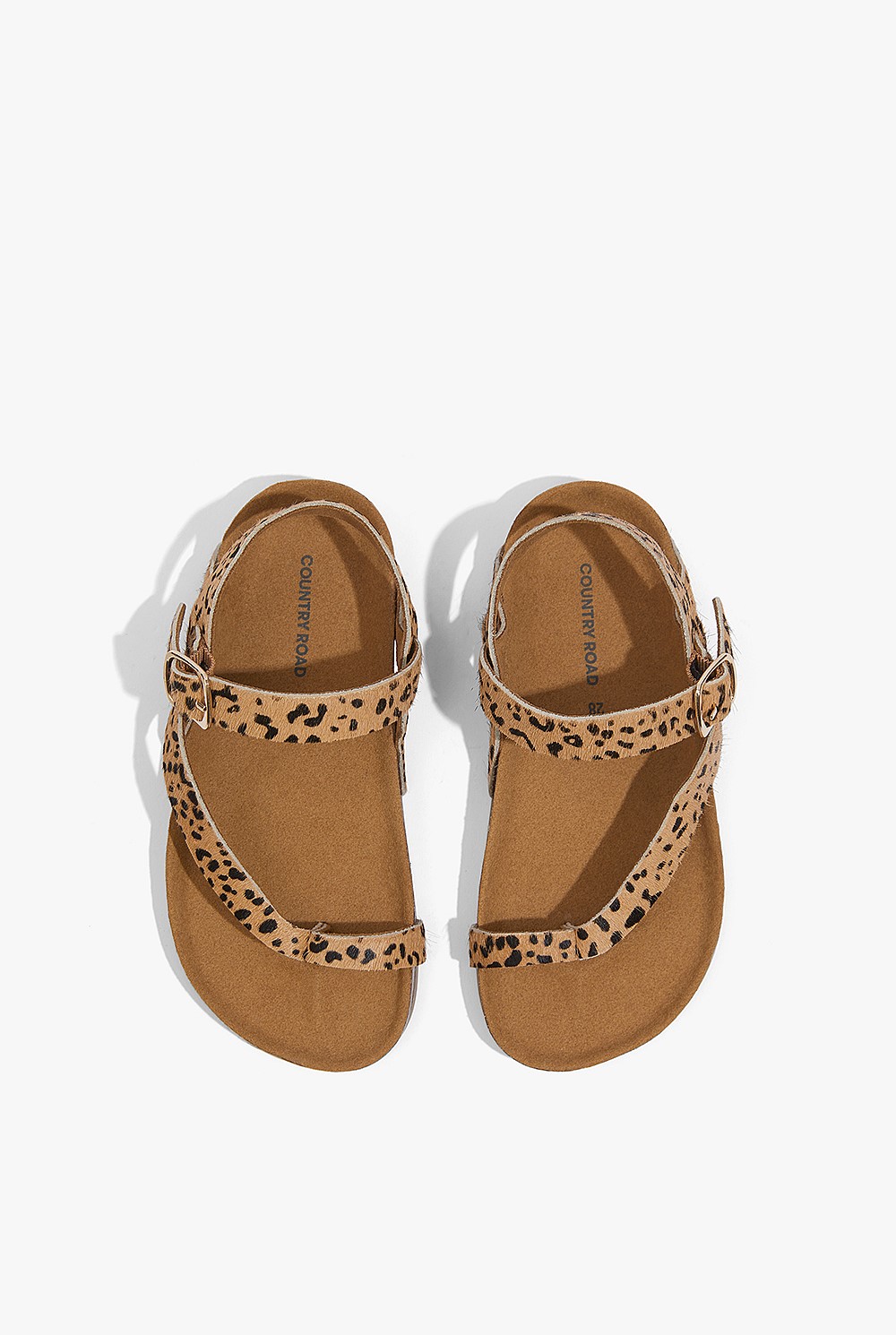 Animal Leather Sandal
