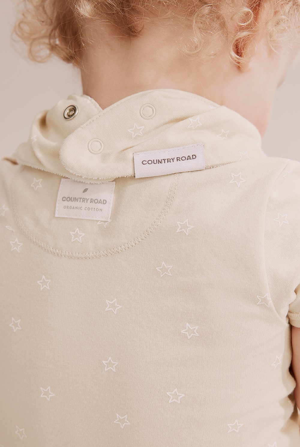 Organically Grown Cotton Star Bodysuit