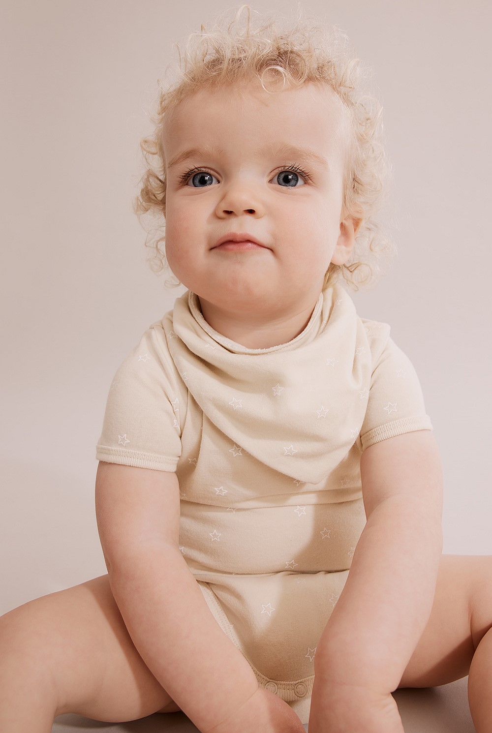 Organically Grown Cotton Star Bodysuit