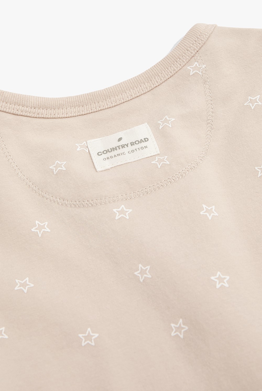 Organically Grown Cotton Star Bodysuit