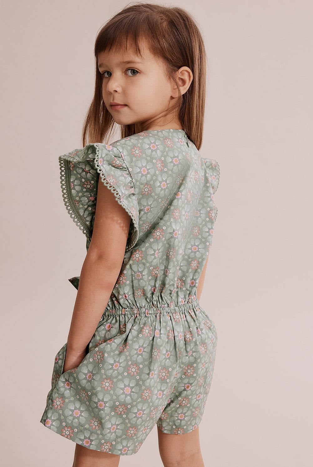 Mosaic Tie Jumpsuit