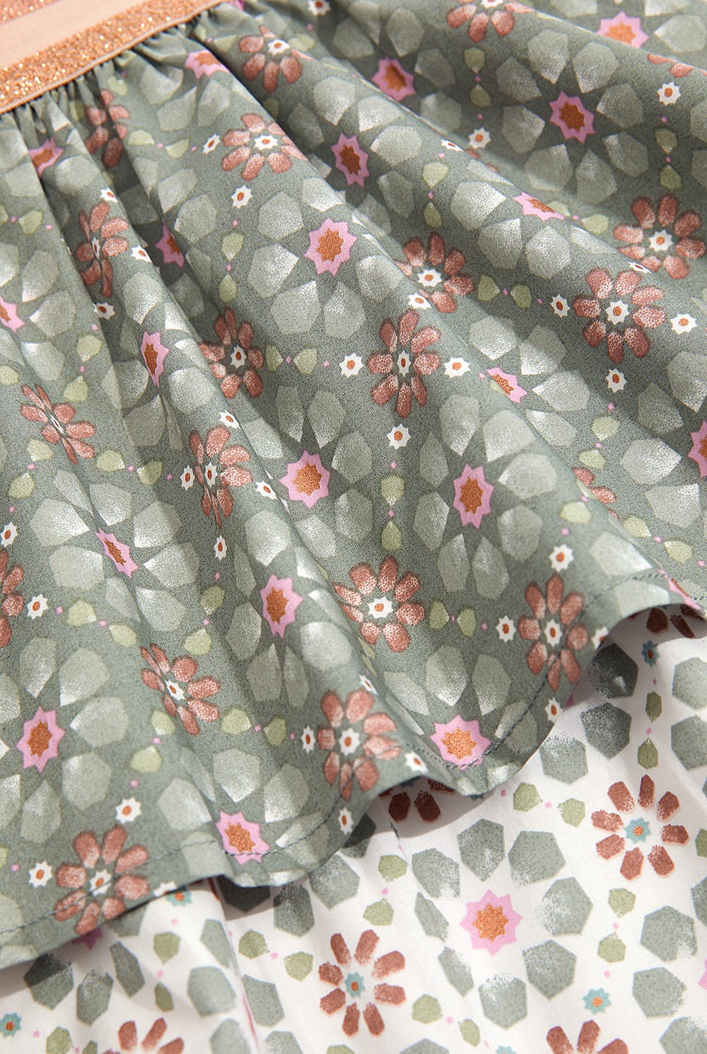 Mosaic Tier Skirt