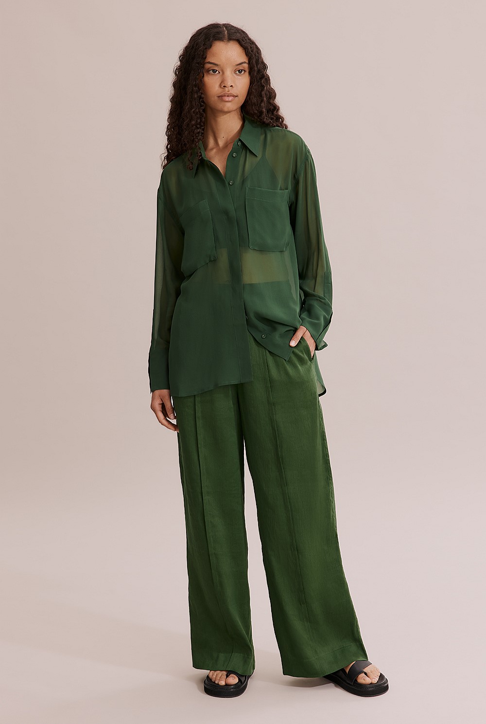 Silk Georgette Shirt