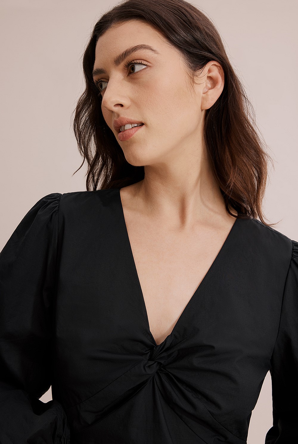 Australian Cotton Twist Front Dress