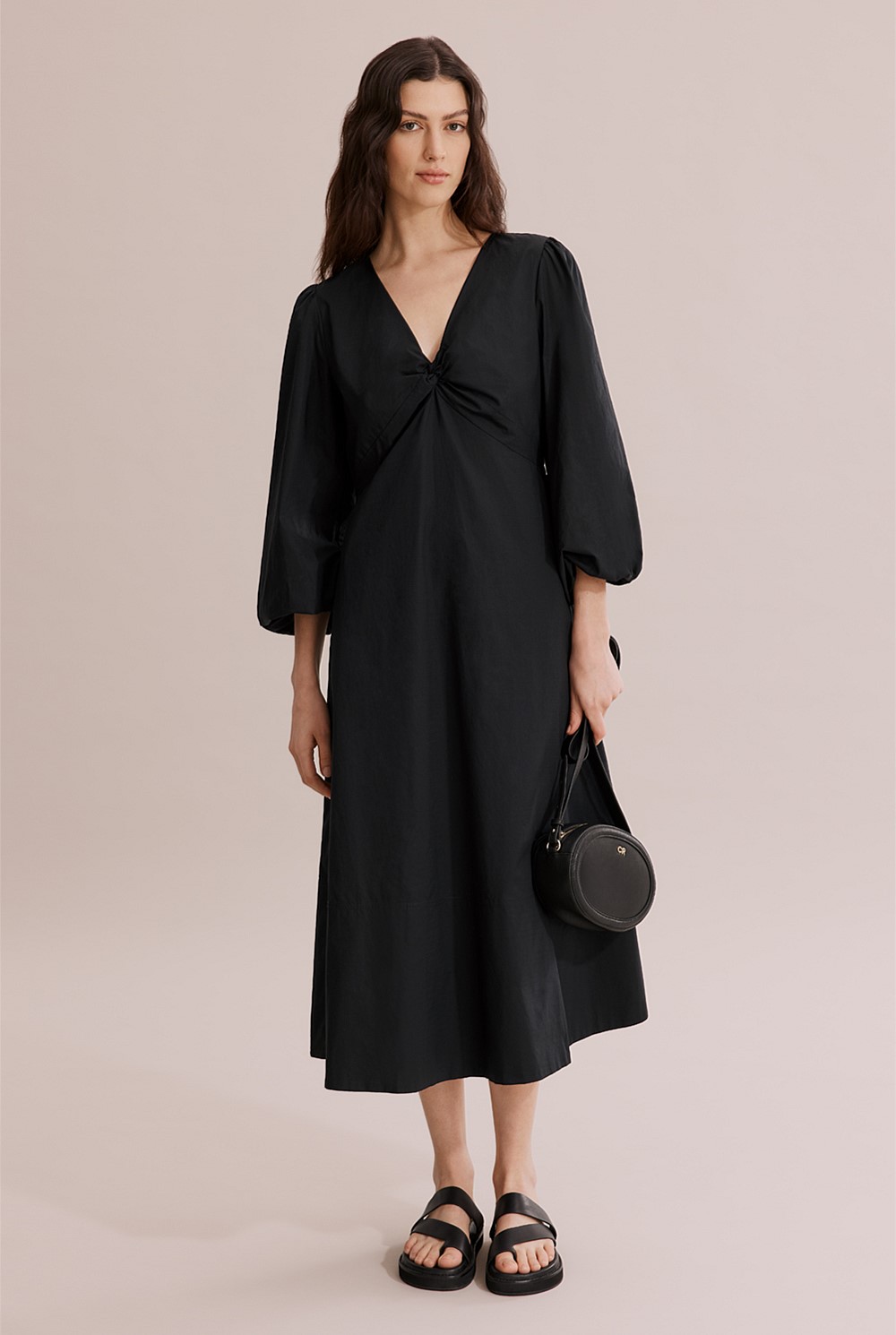 Australian Cotton Twist Front Dress