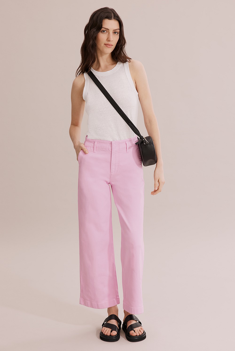 Australian Cotton Wide Leg Jean