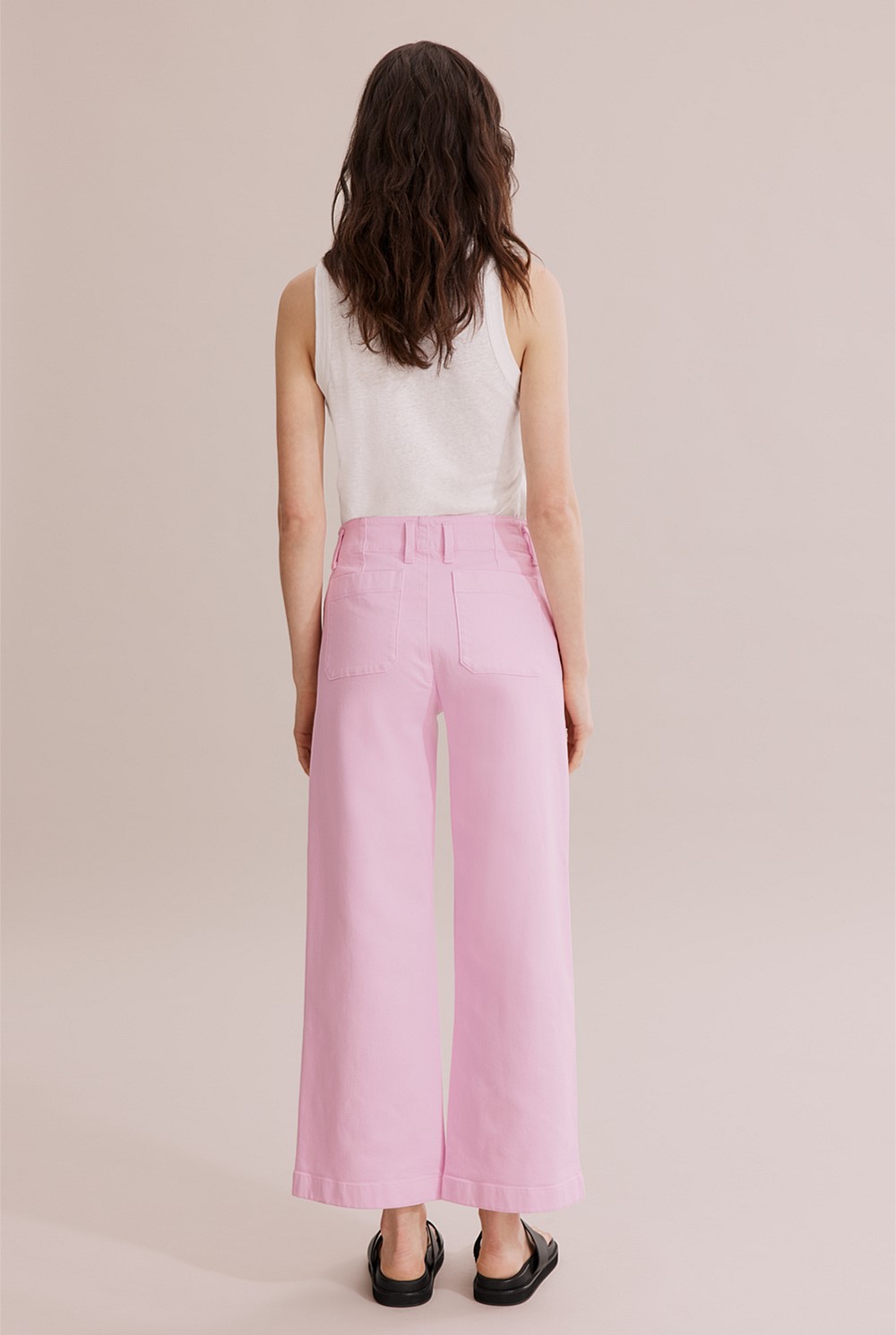 Australian Cotton Wide Leg Jean