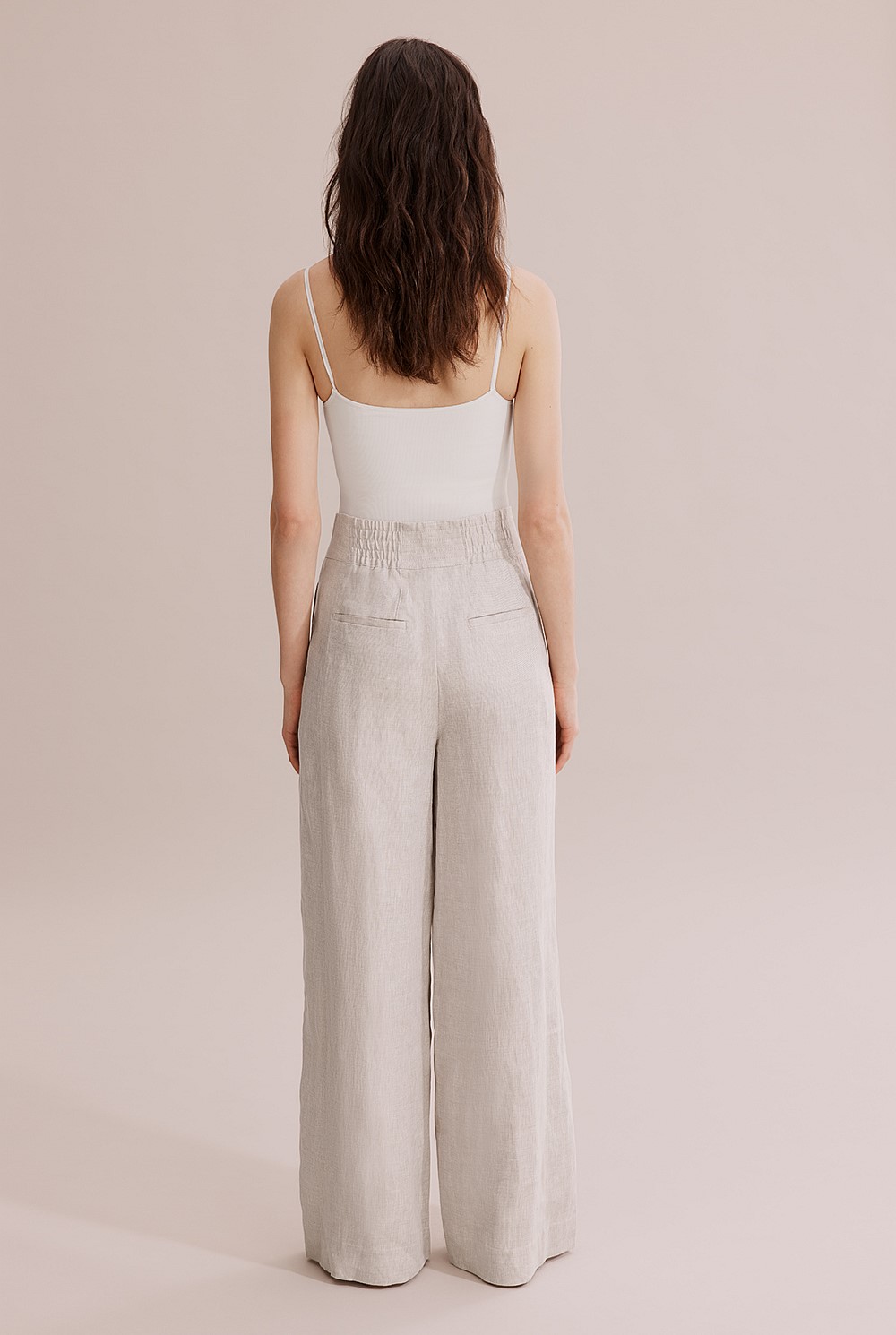 Linen Wide Leg Pant