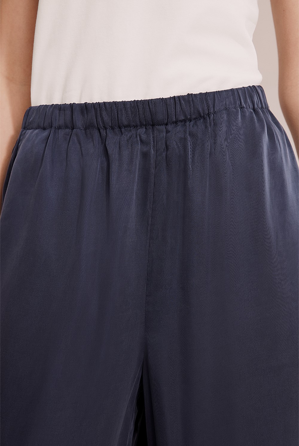 Wide Leg Pull-On Pant