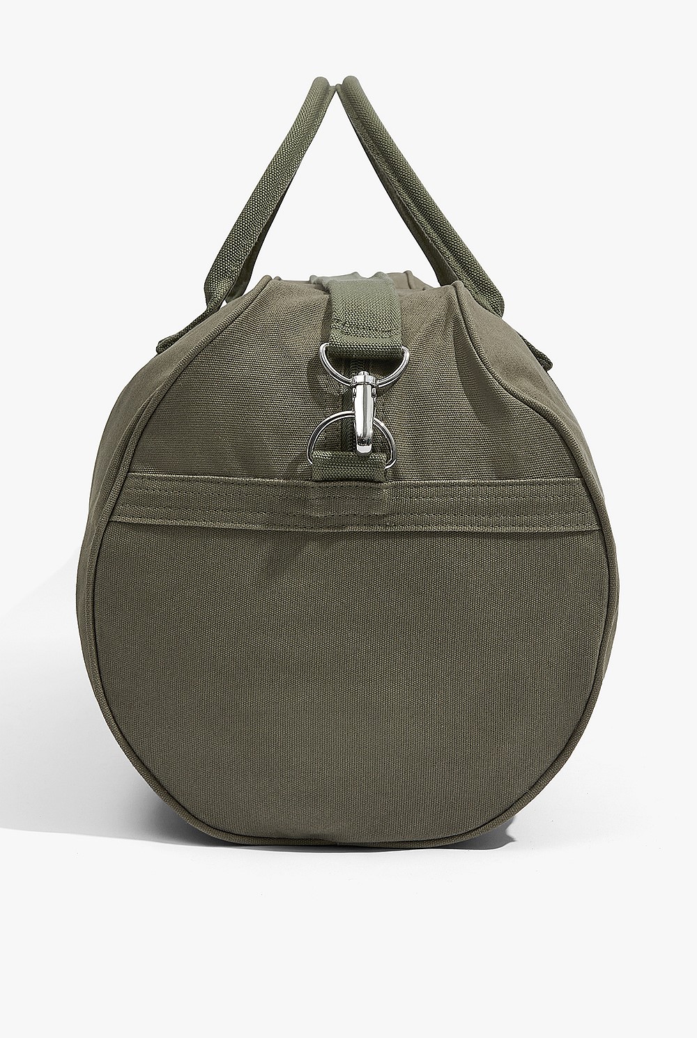 Cotton Zip Canvas Logo Tote
