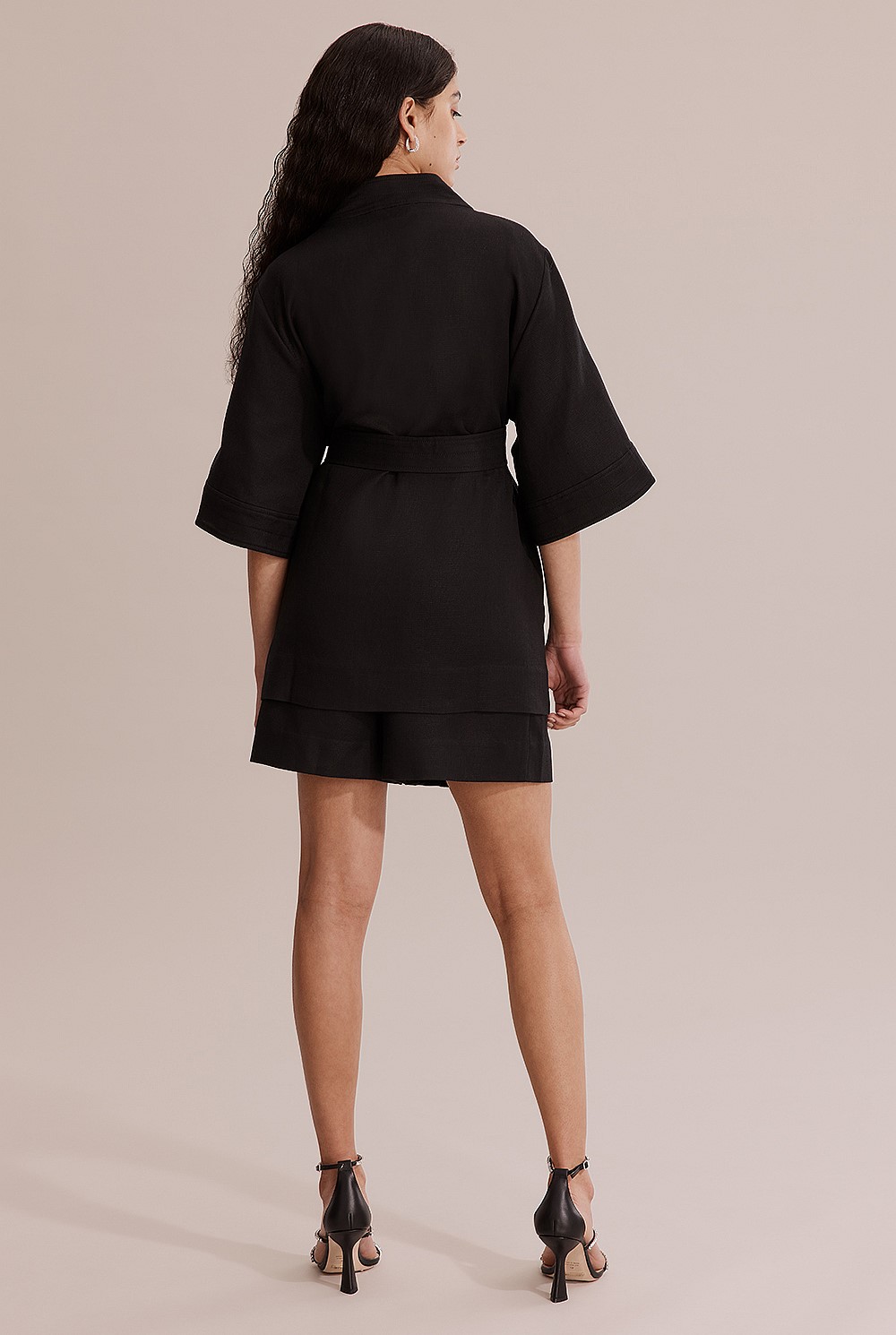 Textured Wrap Top
