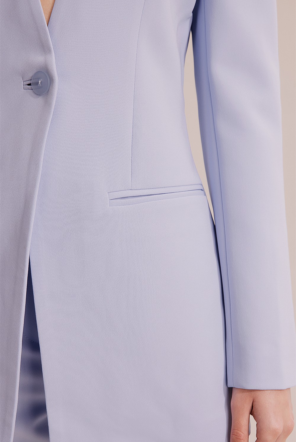 Fitted Longline Blazer