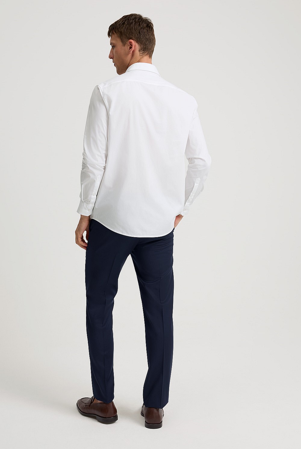 Tailored Fit Poplin Stretch Shirt