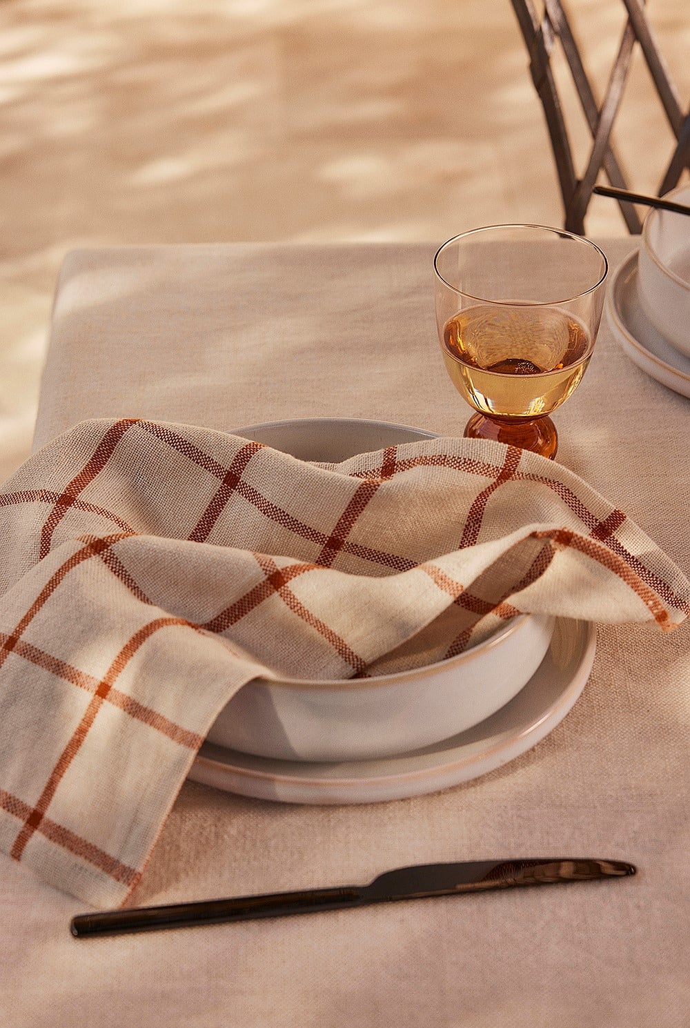 Dana Check Napkins Pack Of 4