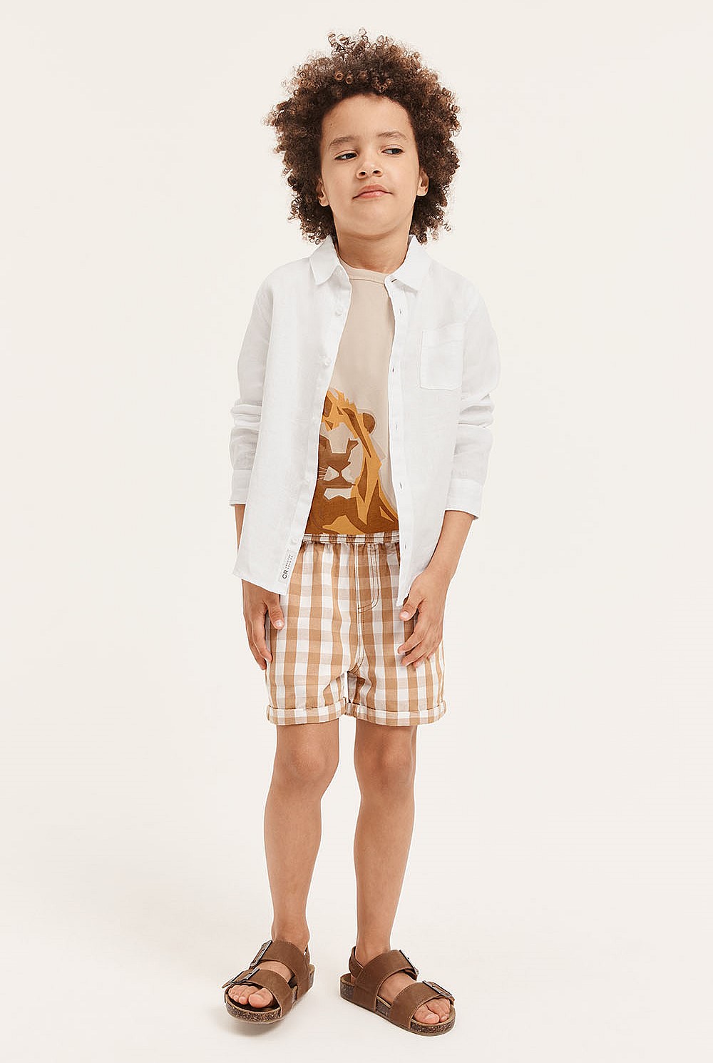 Large Check Short