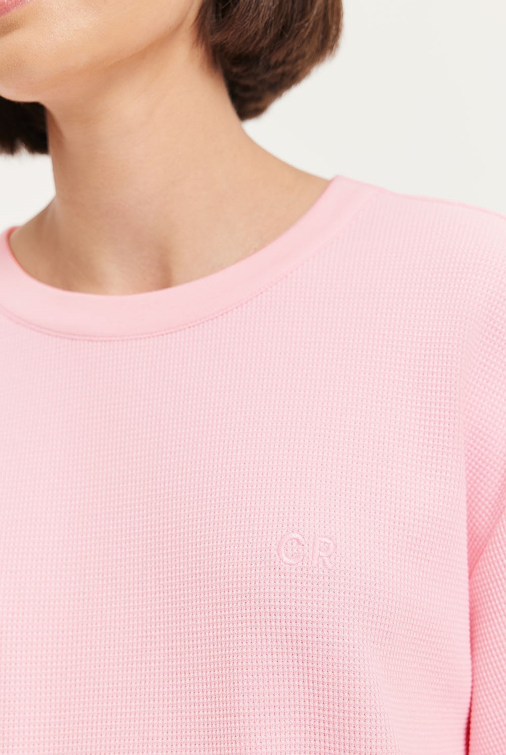 Waffle Slouchy T-Shirt
