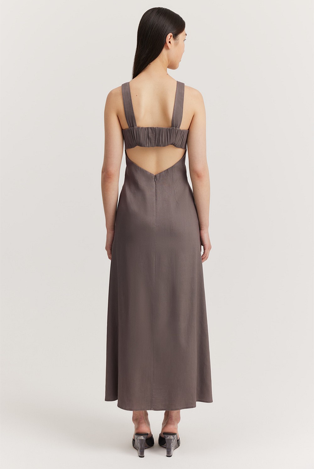Cut-Away Column Dress