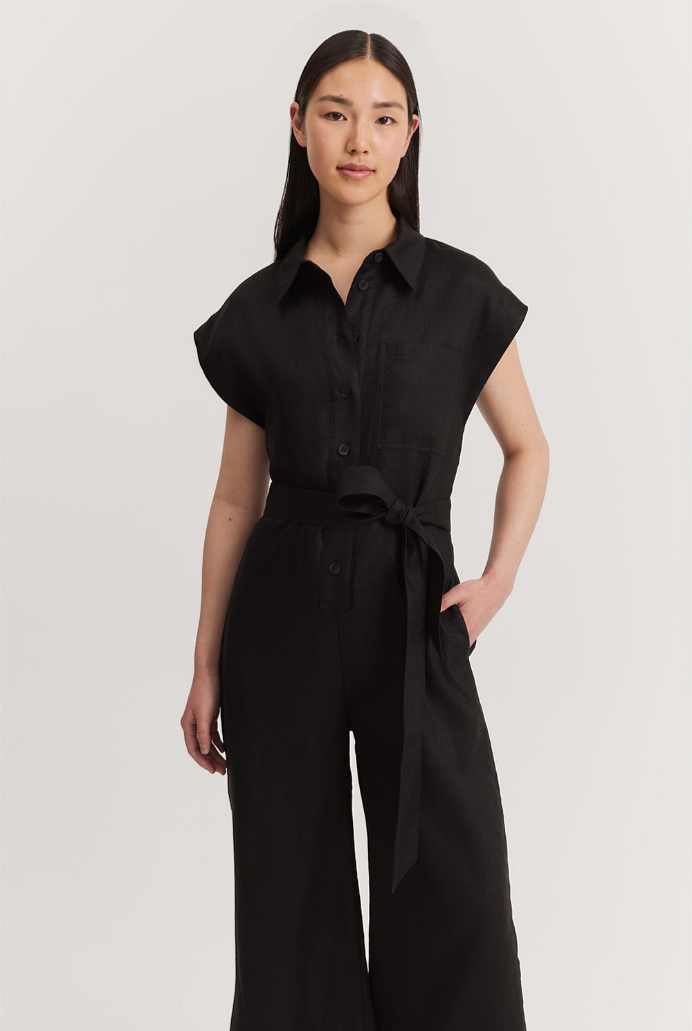 Organically Grown Linen Jumpsuit