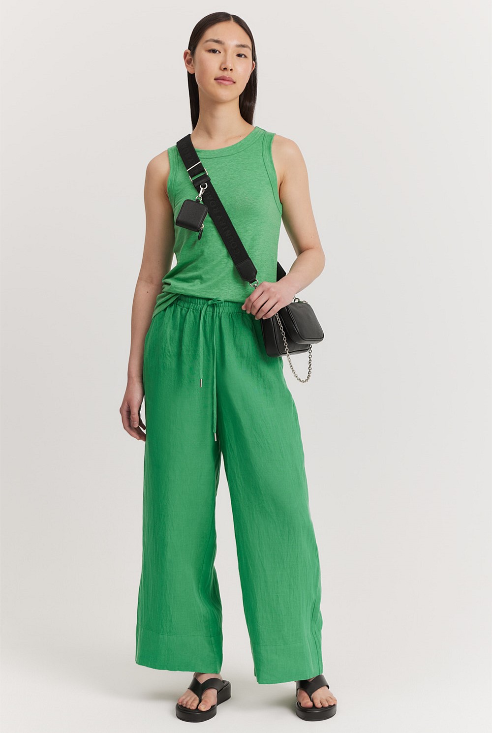 Double Pouch Crossbody Bag