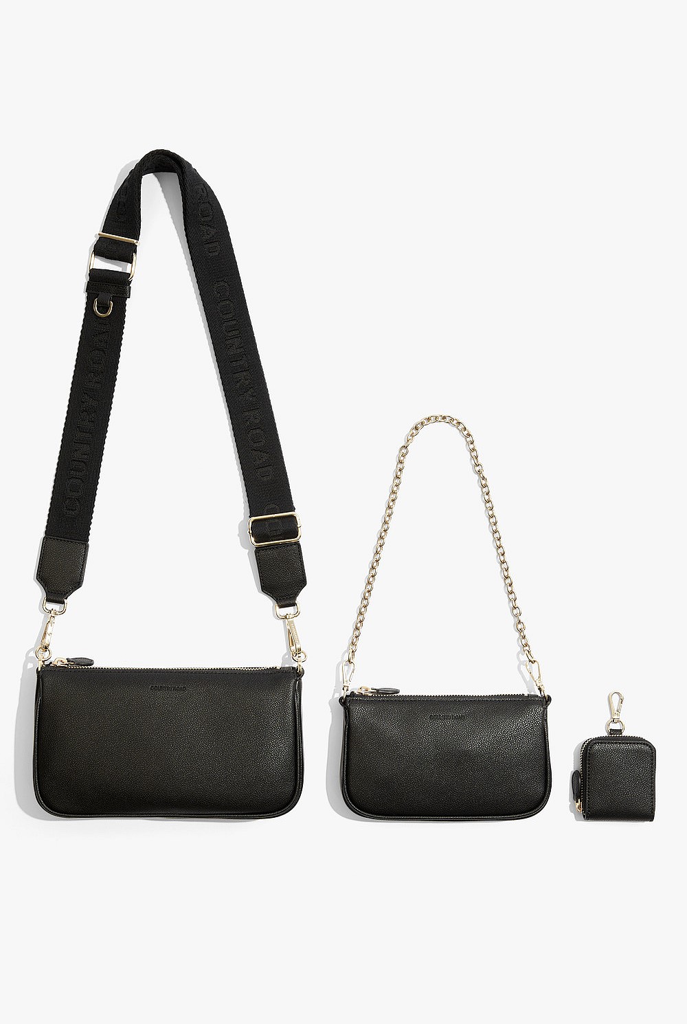 Double Pouch Crossbody Bag