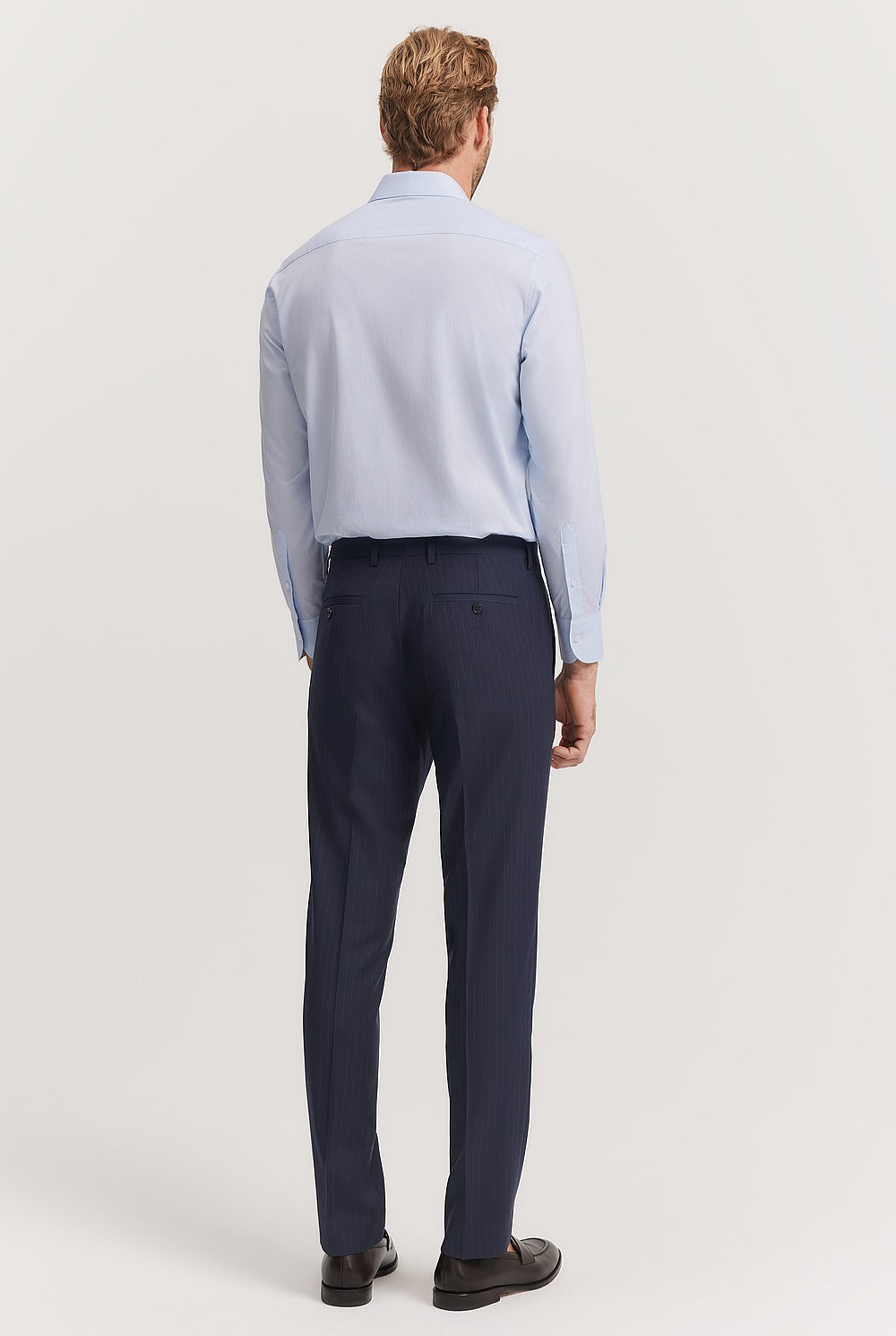 Regular Fit Pinstripe Travel Pant