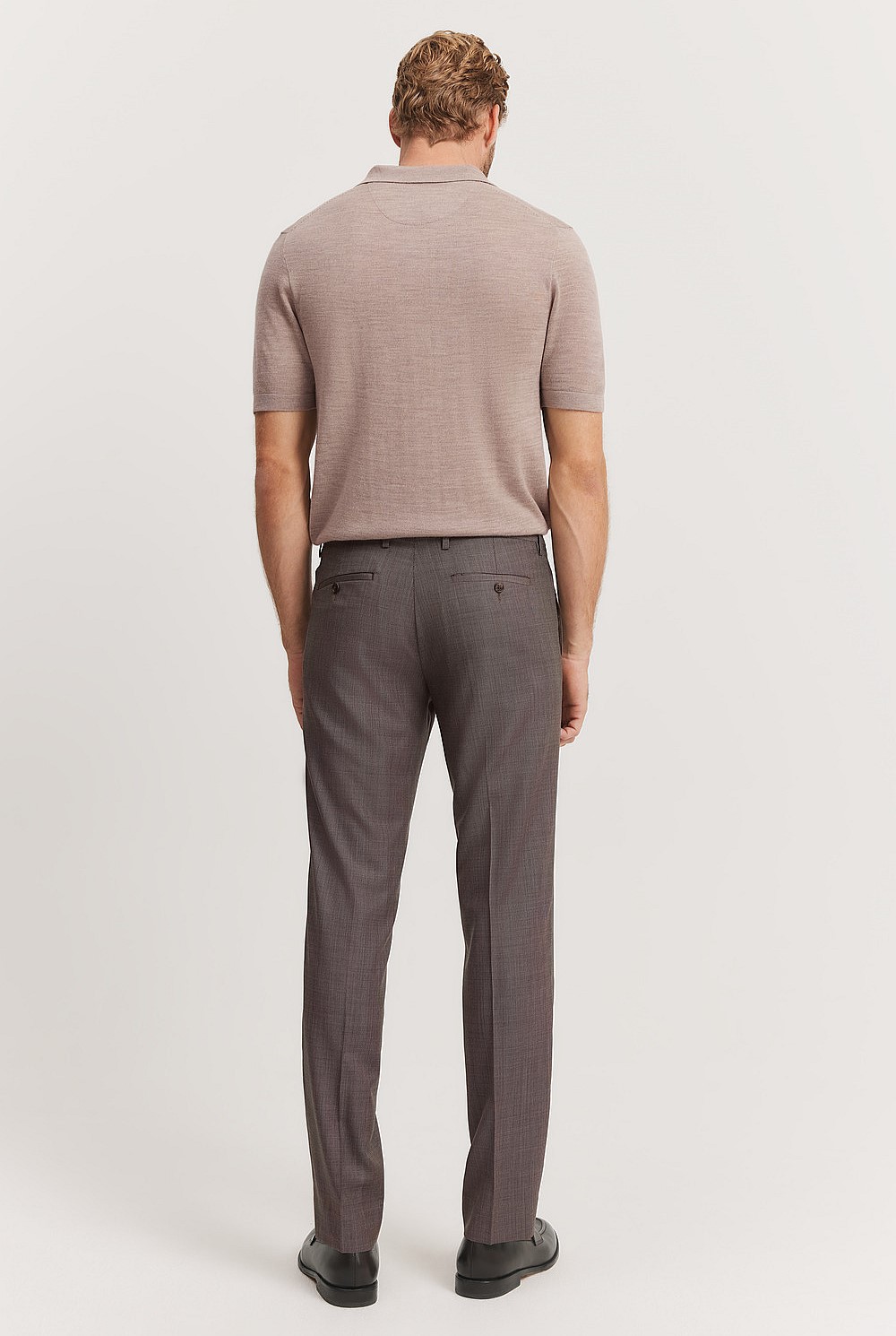 Regular Fit Textured Travel Pant