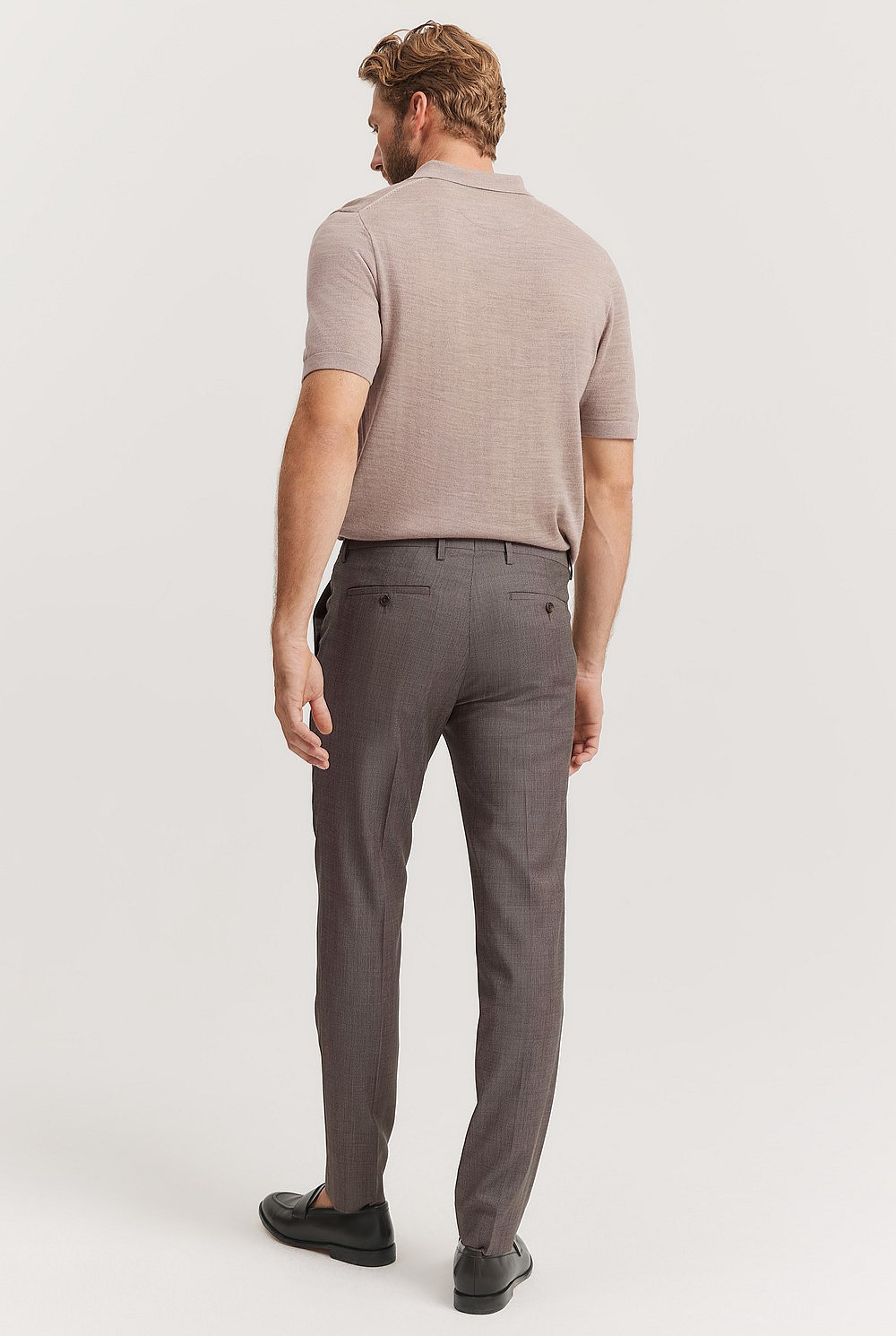 Slim Fit Textured Travel Pant