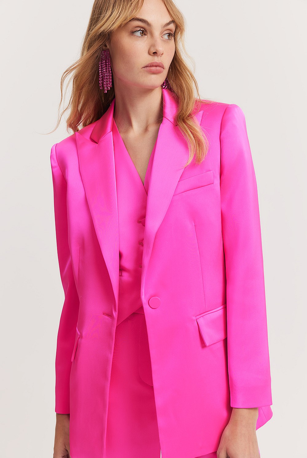 Longline Tuxedo Blazer