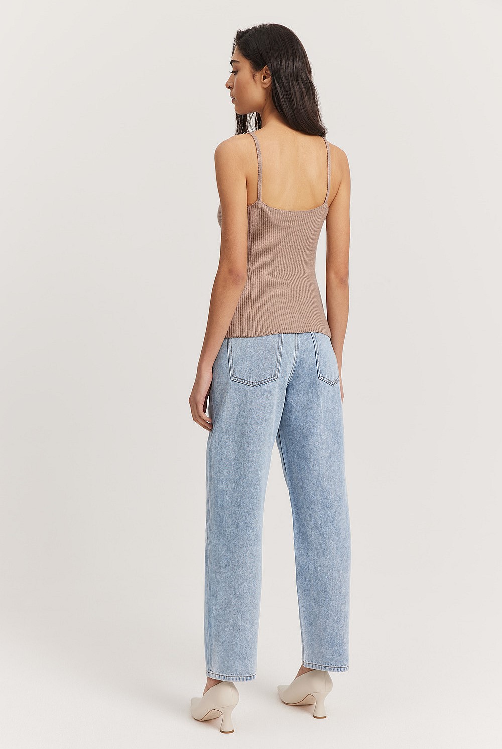 Two Tone Knit Cami